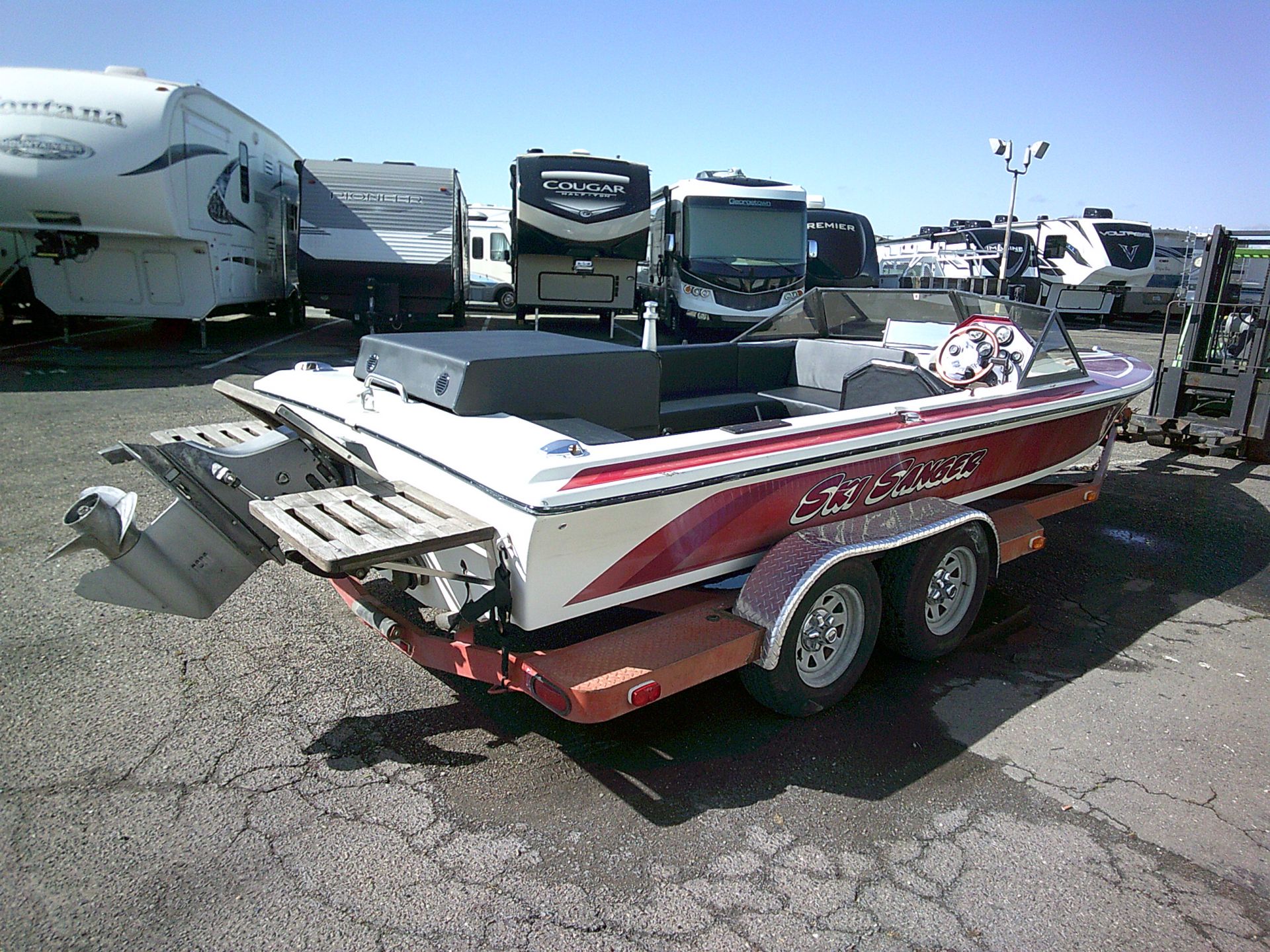 Boat for sale: 1988 Sanger IO ski boat 21' in Lodi Stockton CA - Lodi ...