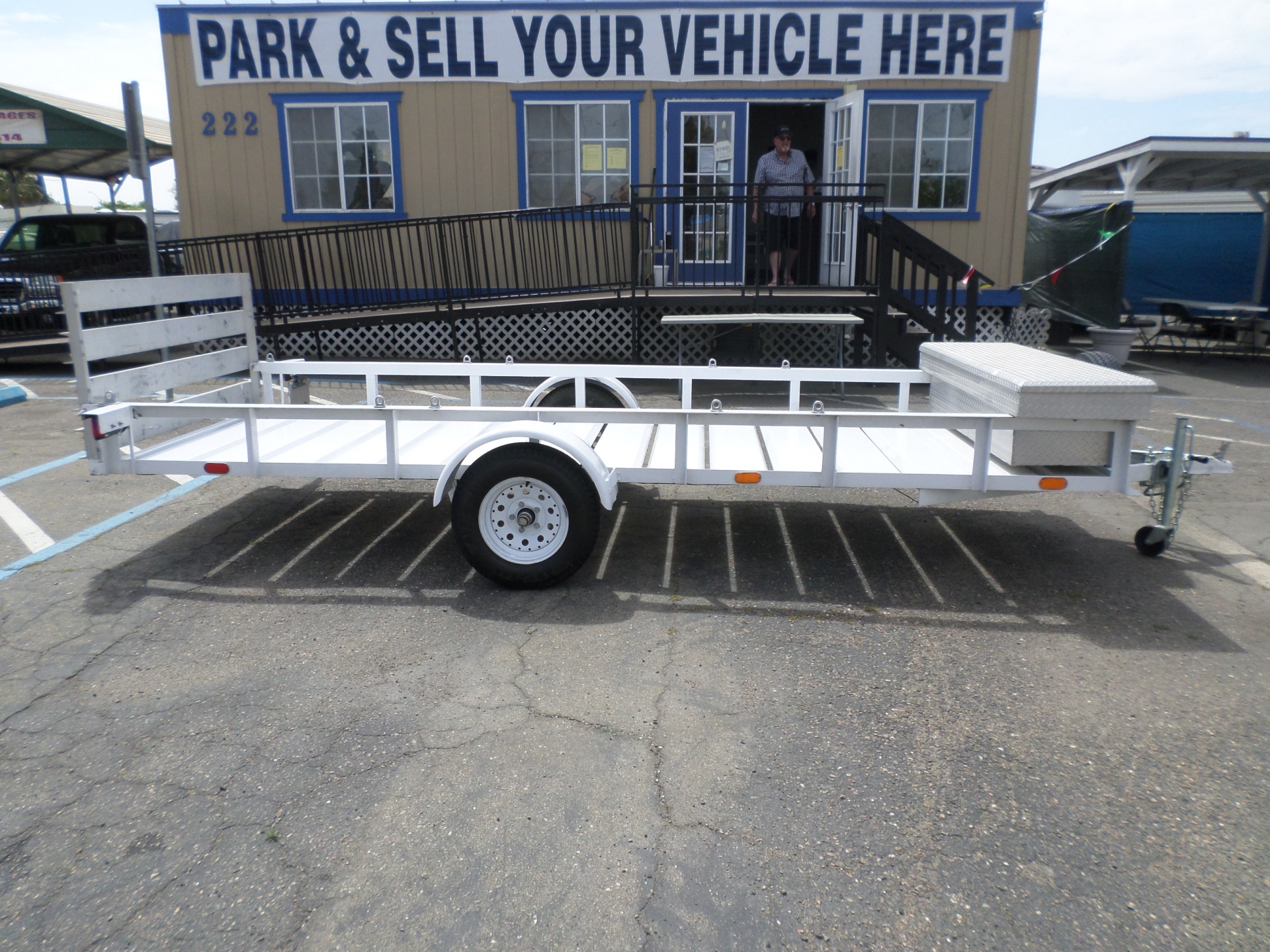 2002 Zieman 5x14 Utility Trailer