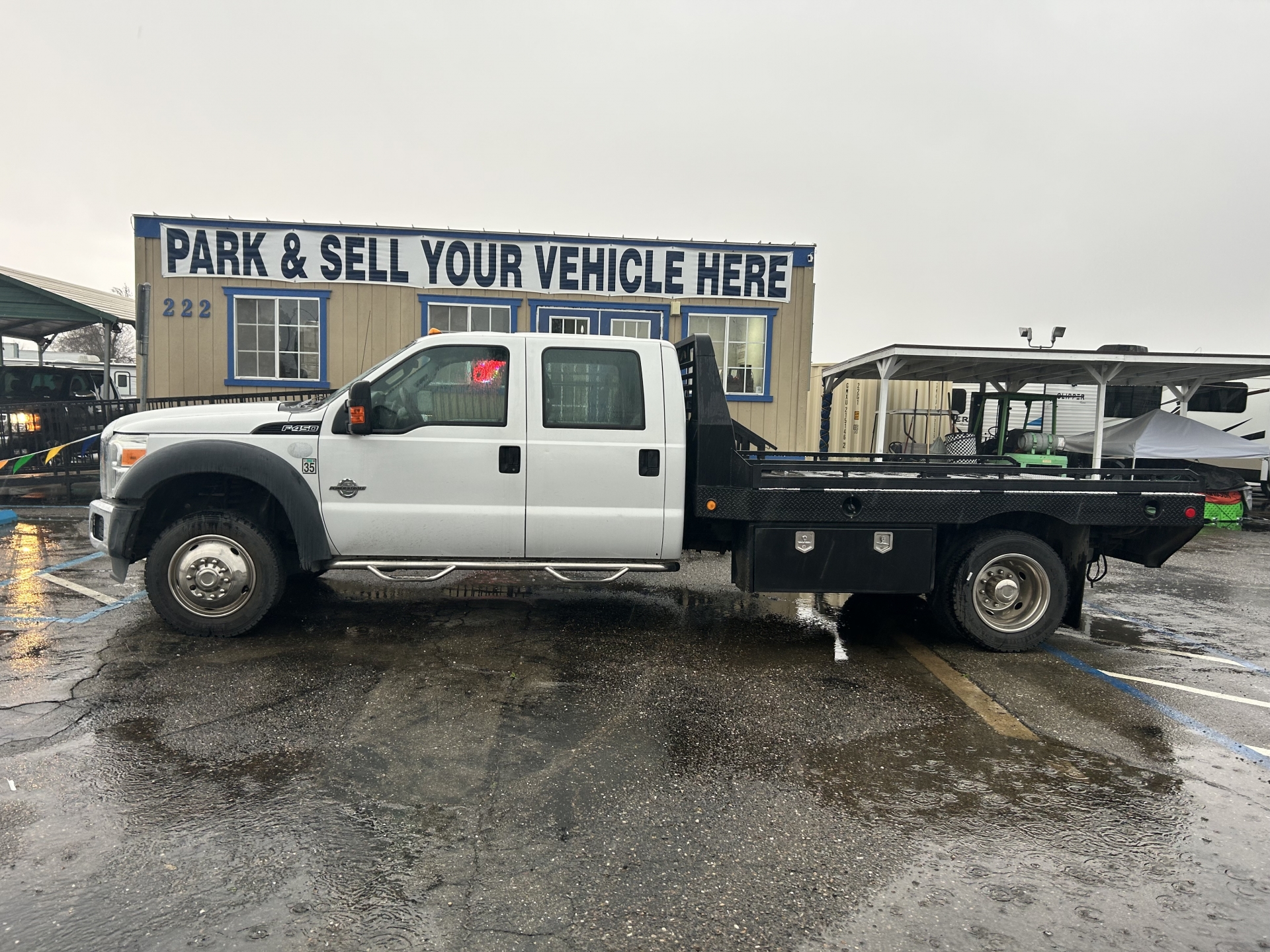 Commercial Equipment For Sale 2015 Ford F450 Super Duty Flatbed Diesel