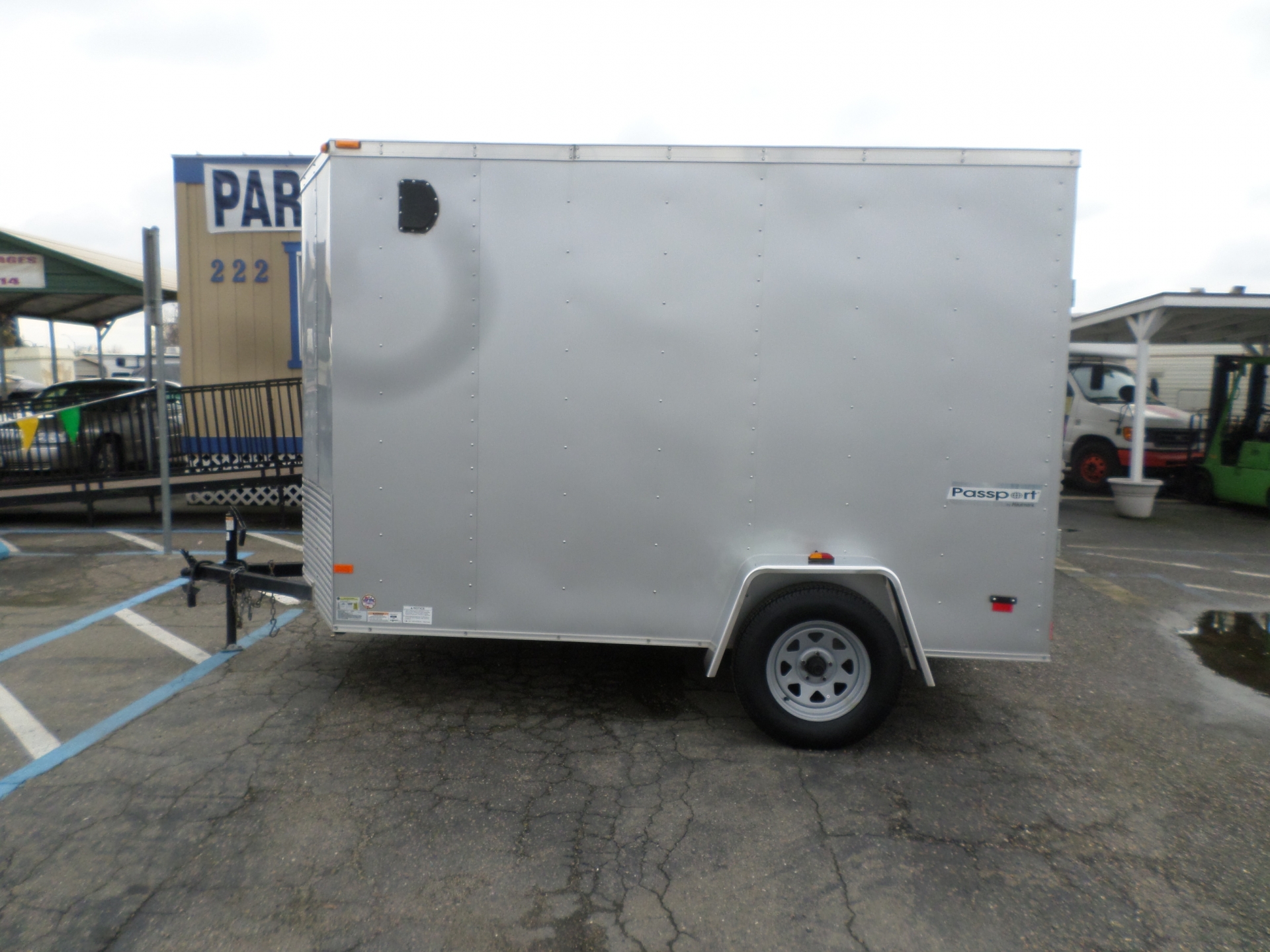 2015 Haulmark Passport 6x10 Enclosed Cargo Trailer Rear Ramp